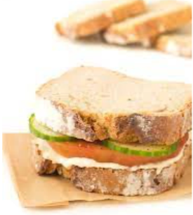Simple Hummus Sandwich
